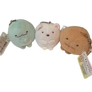 for SORAYA • Sumikko Gurashi: set 3 keychains